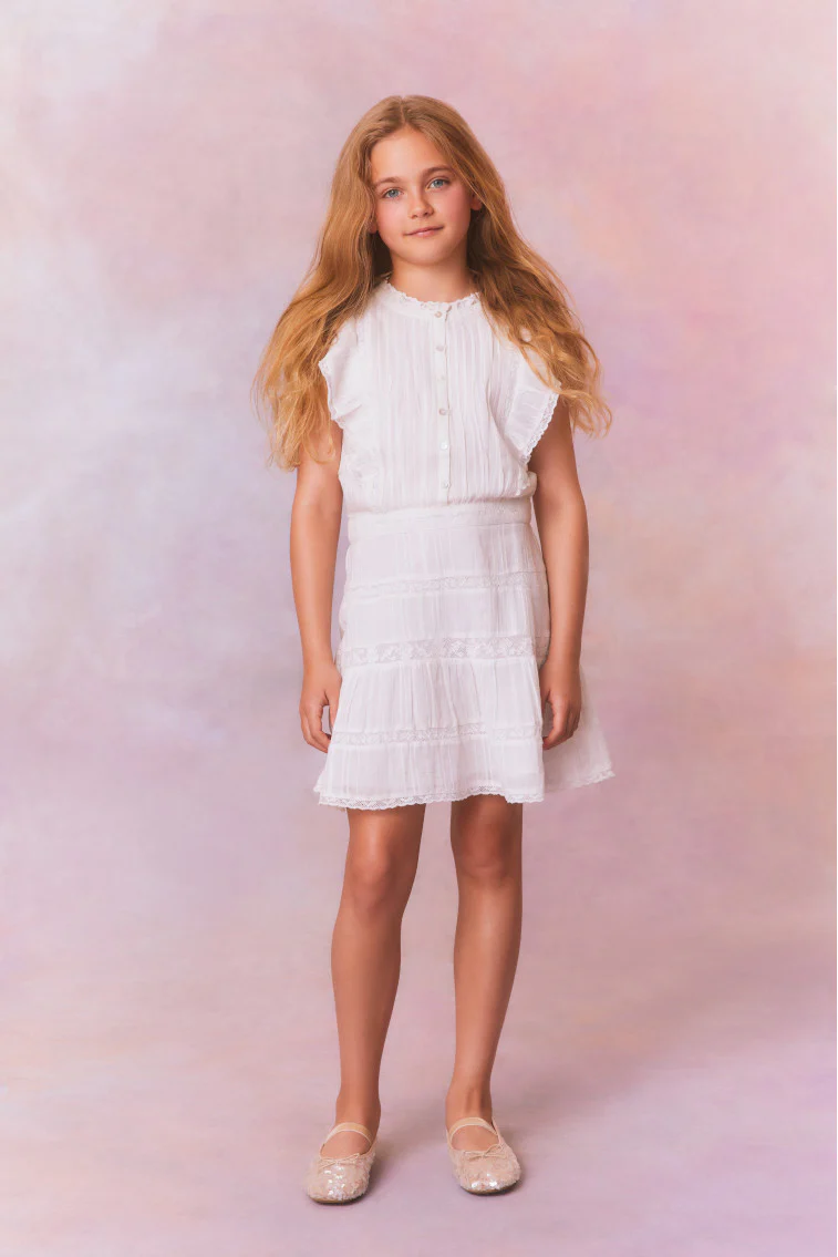 Girls Yuca Cotton Dress - Mymoui