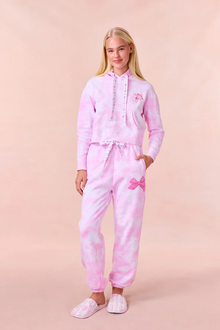 LoveShackFancy x Roller Rabbit Disco Bow Sweatpants - Mymoui