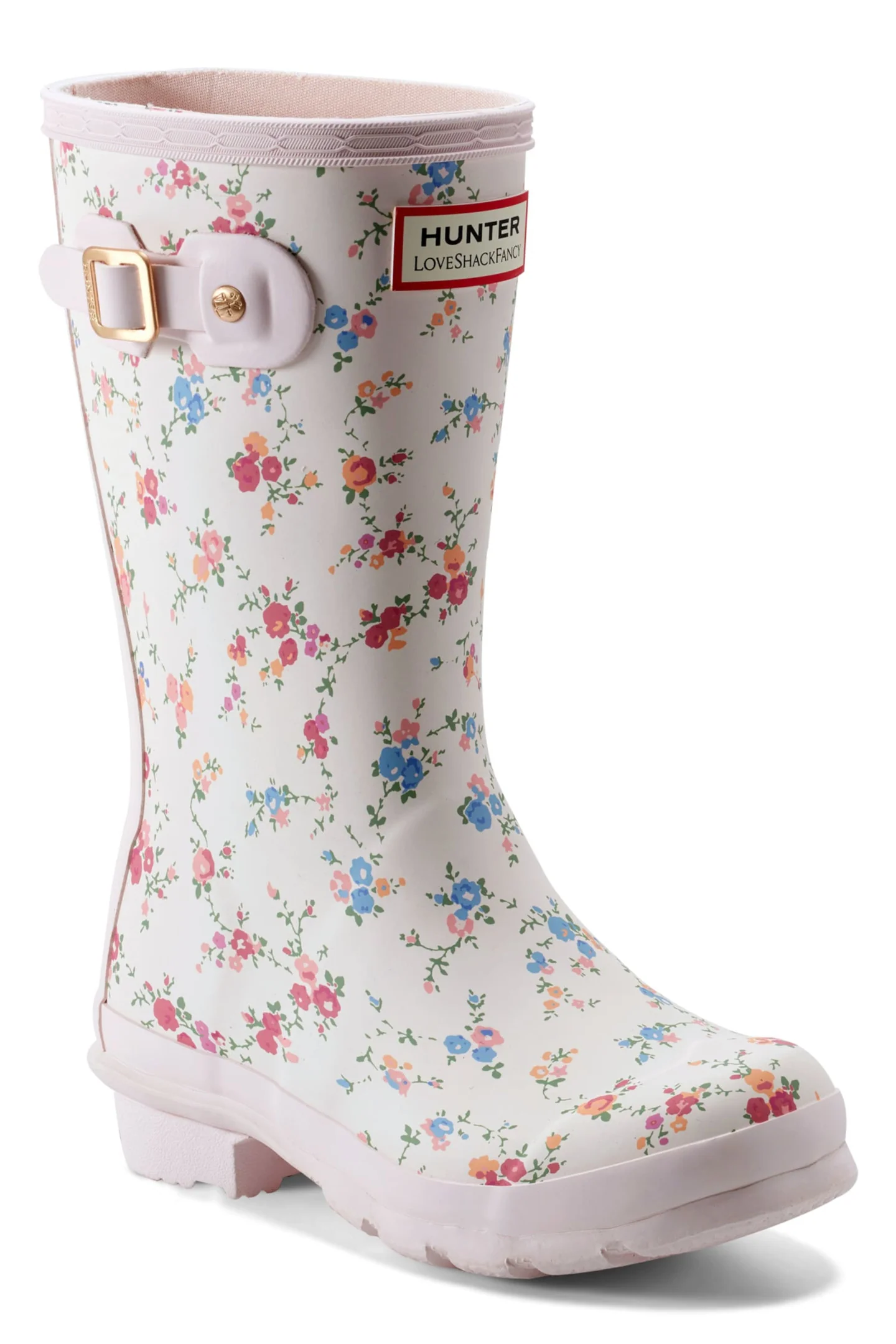 Hunter x LoveShackFancy Big Kids Original Boot - SUNRISE PATCHWORK - Mymoui