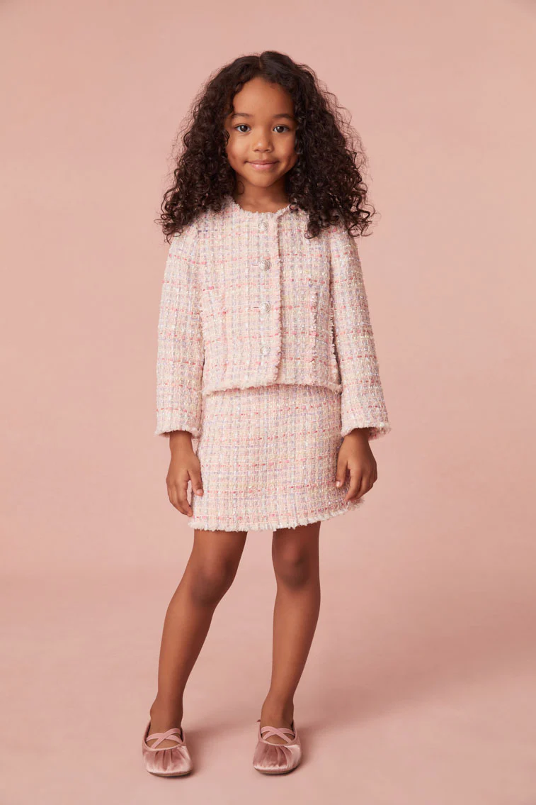 Girls Roelle Tweed Skirt - Mymoui